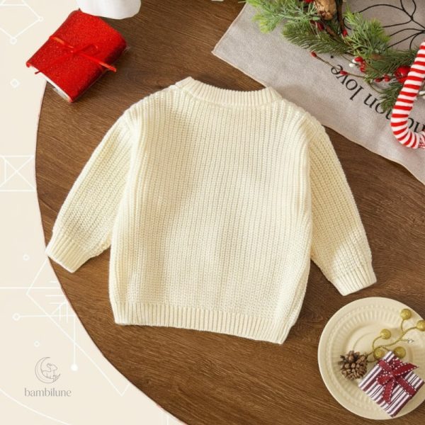 Confortable pull JoyKnit pour enfants, esprit festif