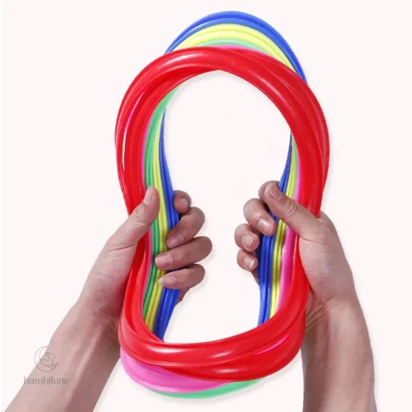 Ensemble de cerceaux pour encourager le jeu actif chez les jeunes