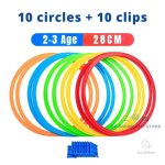 Cerceaux adaptés aux enfants pour des jeux en plein air