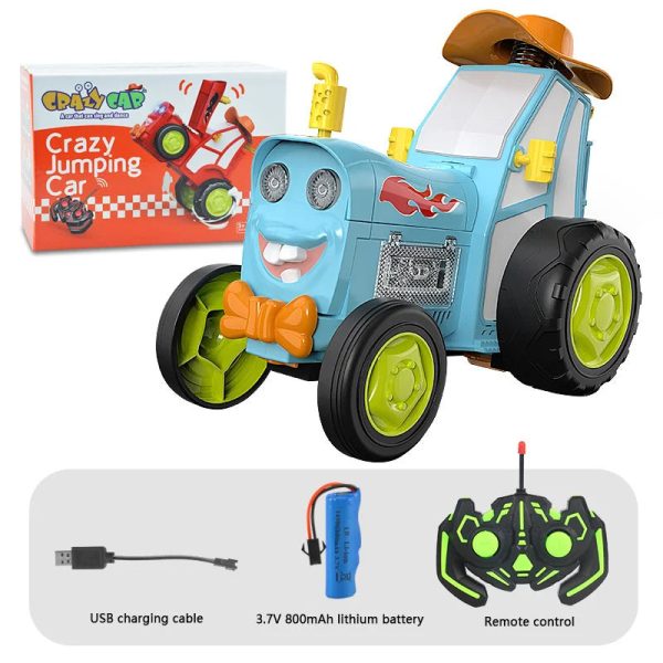 Tracteur télécommandé ludique pour les jeunes pilotes