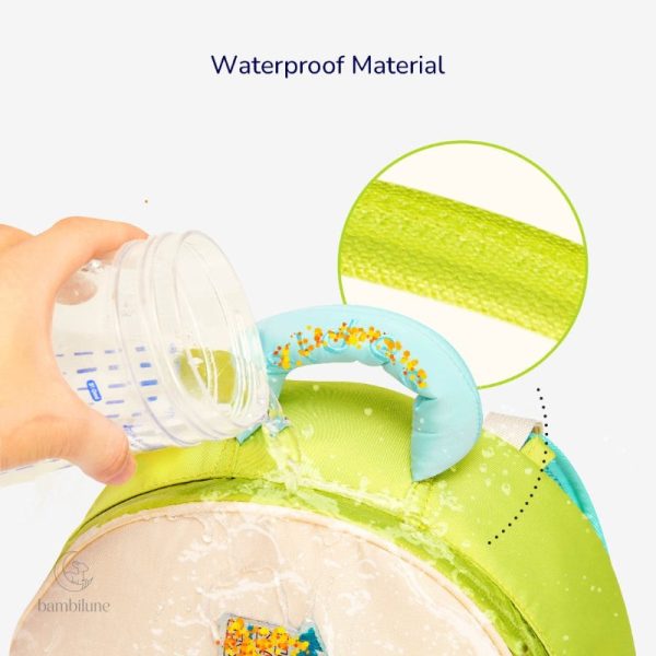 Sac d'école avec espace pour une bouteille d'eau