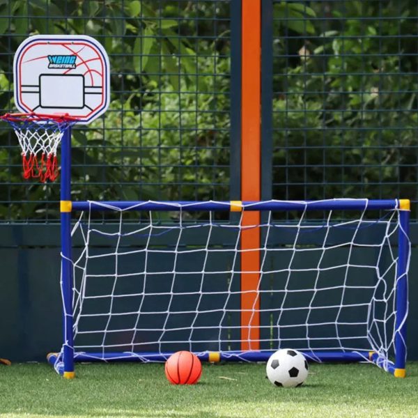 Jeux de ballons pour enfants, football et basket