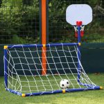 Jouets d'extérieur : football et basket-ball combinés