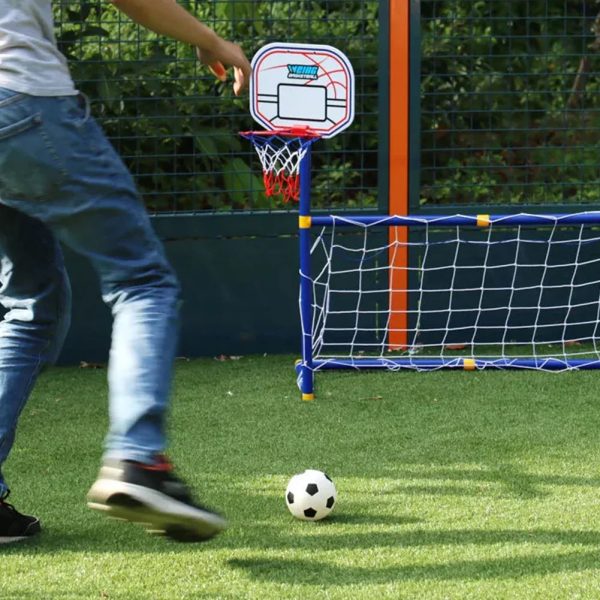 Double plaisir avec football et basket pour les petits