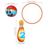 Quilles colorées pour divertir les jeunes enfants