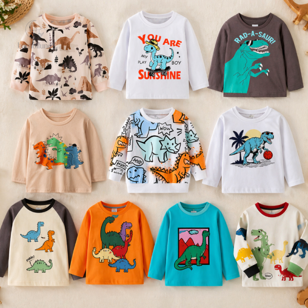 Kids Dinosaur Sweatshirt – Pull pour enfant au style Dino