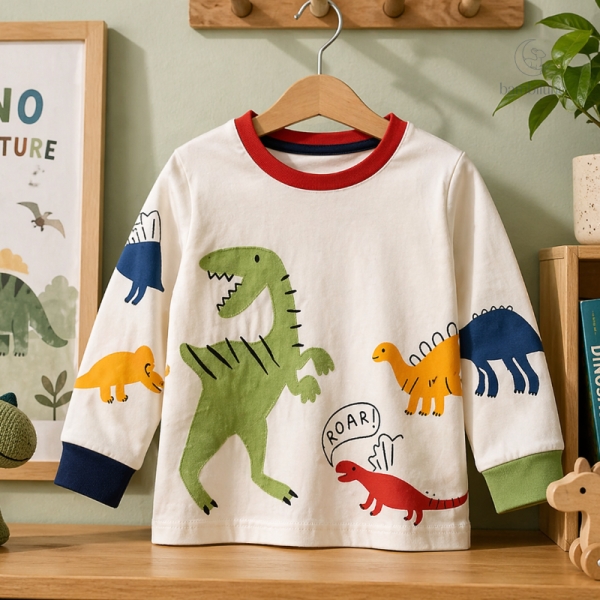 Vêtement décontracté avec motif dinosaure
