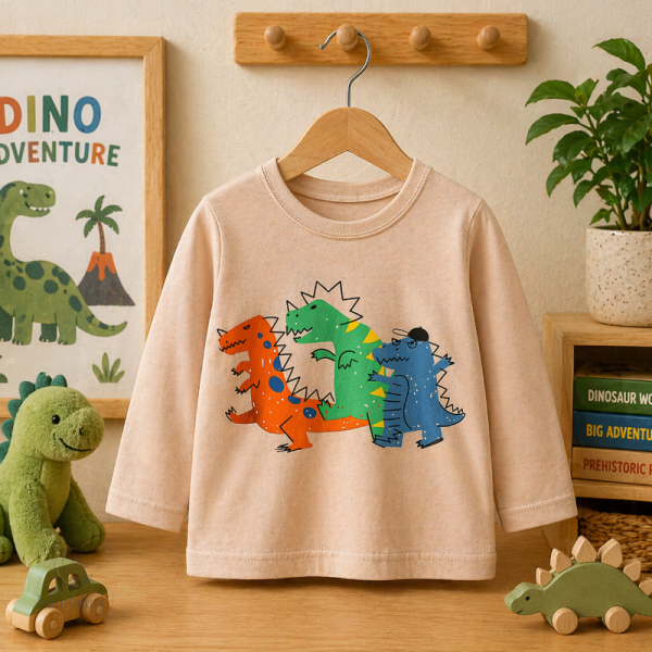 Vêtement douillet pour les petits fans de dino