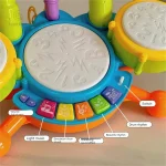 Batterie jouet adaptée aux enfants de 2 à 3 ans