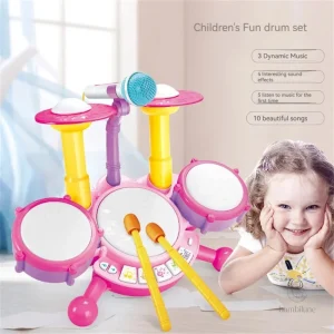 Drumset éducatif pour éveiller l'intérêt musical