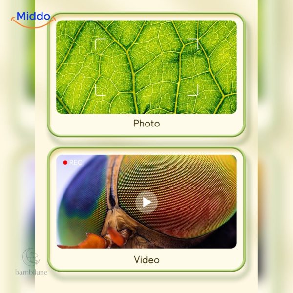 Microscope pour l'apprentissage scientifique ludique