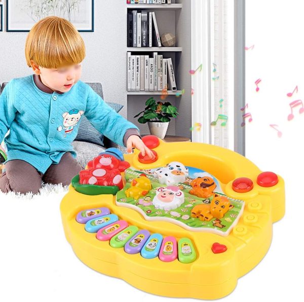 Jouet piano vibrant d'activités ludiques et éducatives