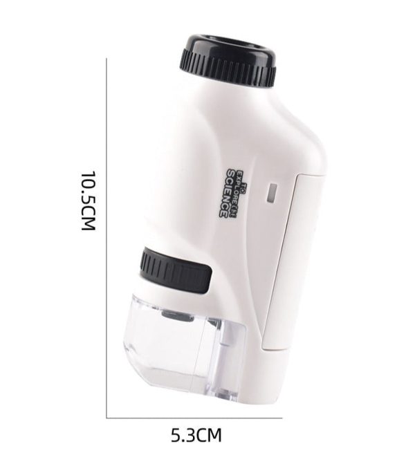 Aventure d'apprentissage avec un microscope portable