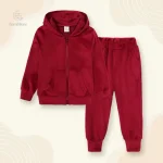 Survêtement en velours chaud et confortable pour enfants - vue 6
