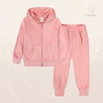 Survêtement en velours chaud et confortable pour enfants - vue 7