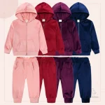 Vêtements en velours pour enfants, style décontracté
