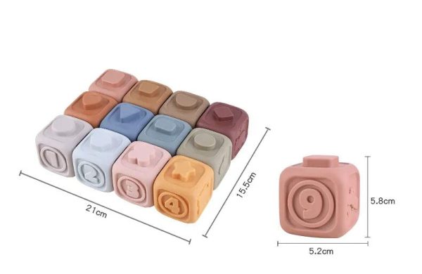 Cubes à empiler, parfaits pour le jeu en toute sécurité