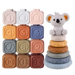 Cubes empilables, favorisent la coordination des enfants