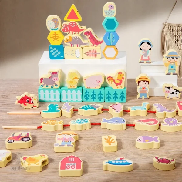 Lace & Thread : jouet d'apprentissage pour petits enfants