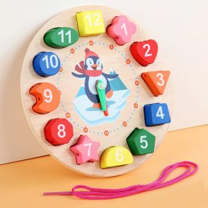 Jouet interactif pour enfants de 2 à 3 ans sur le thème de l'heure
