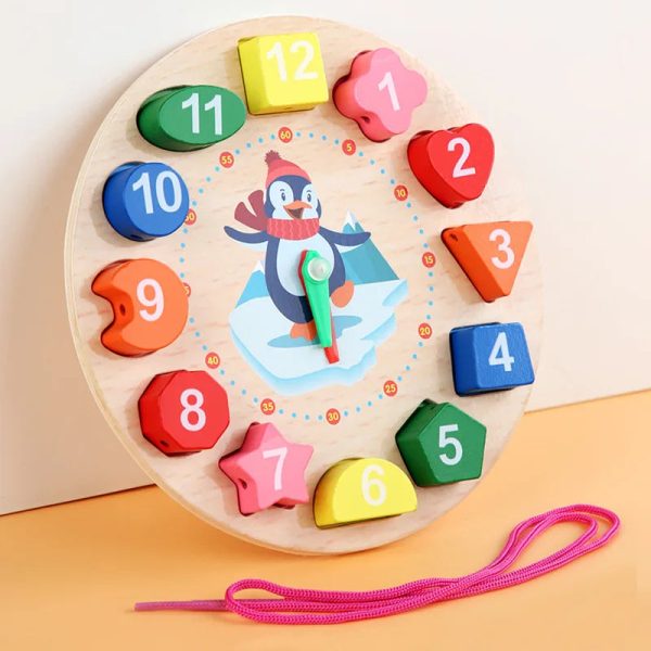Jouet interactif pour enfants de 2 à 3 ans sur le thème de l'heure