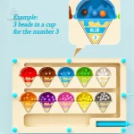 Outil de jeu interactif pour la motricité fine des tout-petits