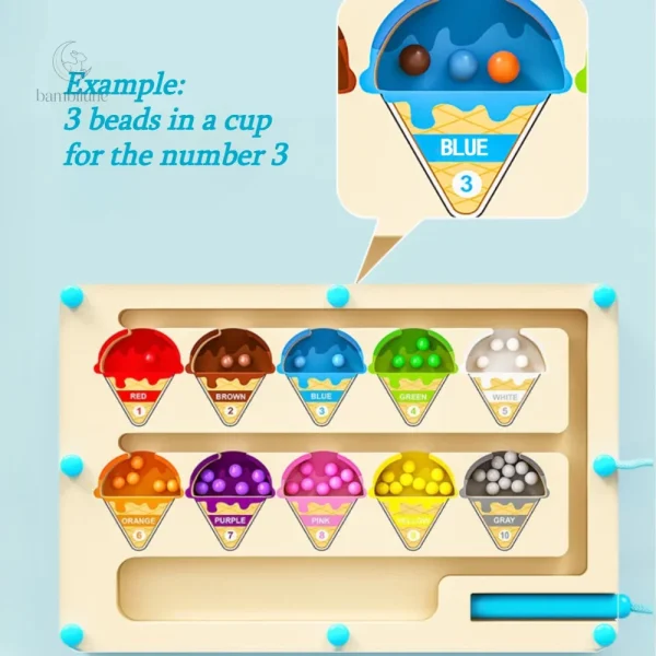 Outil de jeu interactif pour la motricité fine des tout-petits