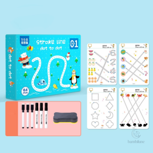 Cahier d'exercices Line Book pour enfants sur l'écriture