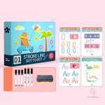 Apprentissage de l'écriture avec le Line Book pour enfants