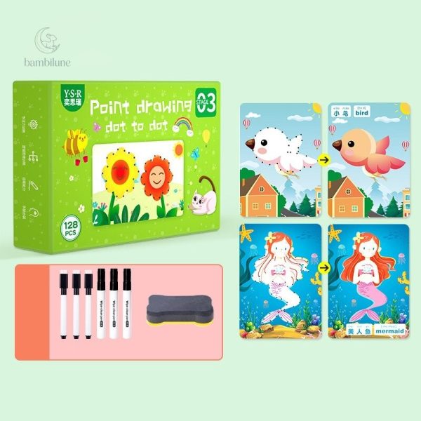 Initiation à l'écriture pour les enfants avec ce cahier