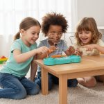 Jeu en spirale adapté aux enfants de 3 à 4 ans