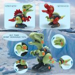 Perçage et création avec des jouets de construction Dino