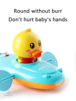 Canard éclaboussant pour le bain, idéal pour les petits