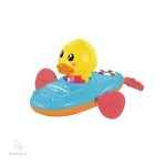 Jouet de bain ludique en forme de canard nageur