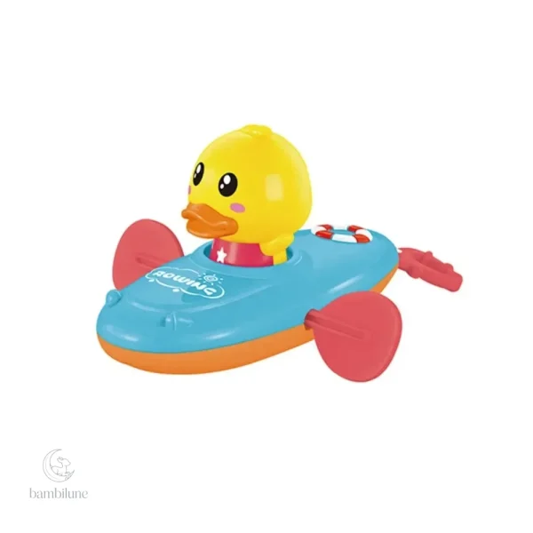 Jouet de bain ludique en forme de canard nageur