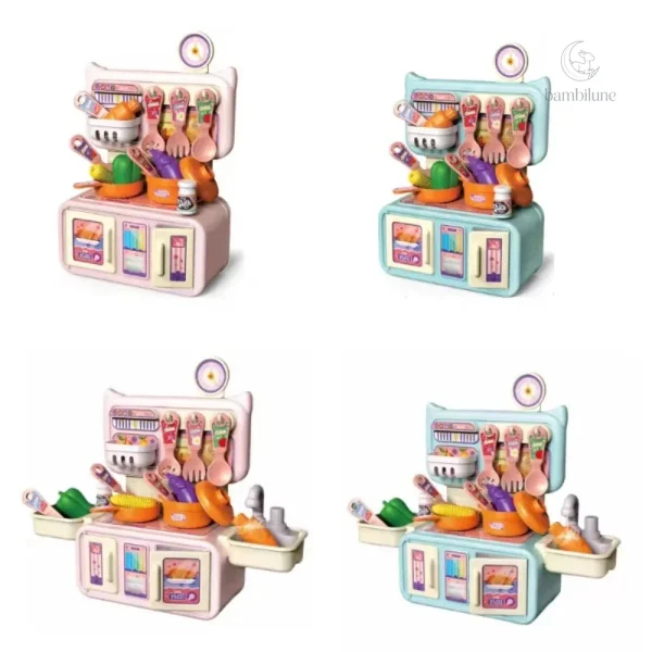 Encourager l'interaction sociale avec le set de cuisine