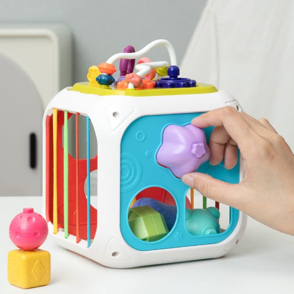 Cube de jeu coloré pour l'éveil des enfants de 0 à 1 an