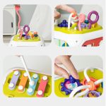 Jouet tactile pour initier les bébés aux formes et couleurs
