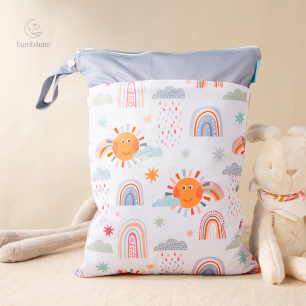 Sac à couches toujours sec et frais, design réutilisable et étanche