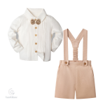 Ensemble classique : short et chemise pour enfants