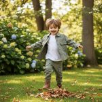 Ensemble pantalon et chemise LittleExplorer pour enfants