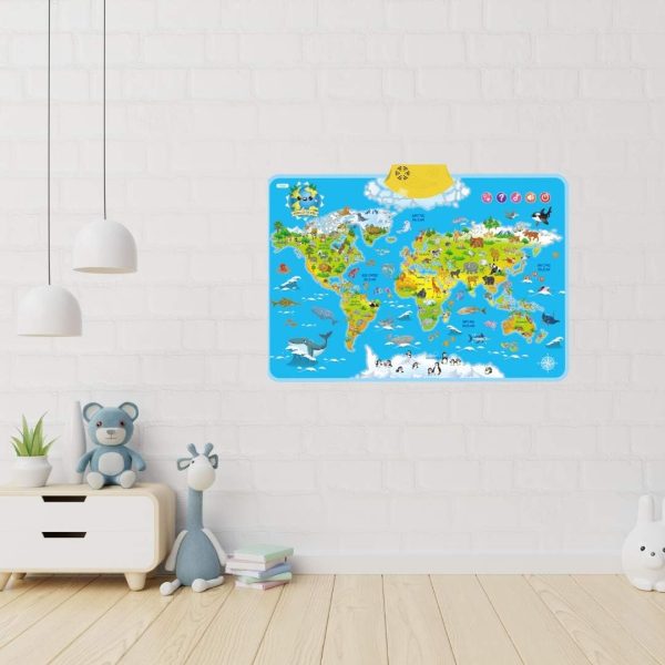 Carte amusante pour enrichir les connaissances animales