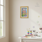 Cadre A4 pour l'apprentissage par l'art