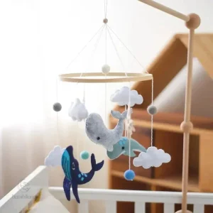Repos naturel en bois pour l'éveil des bébés