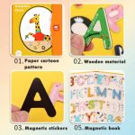 Livre de puzzles sur les lettres pour jeunes enfants