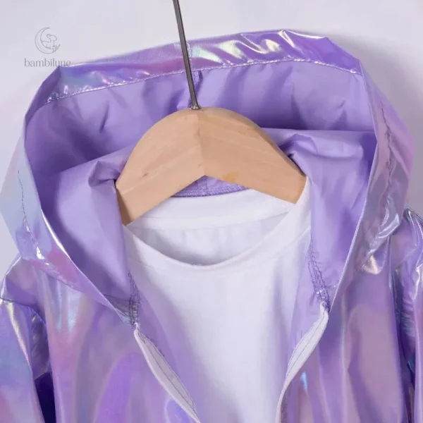Cape imperméable pour enfant, design LumiBreeze