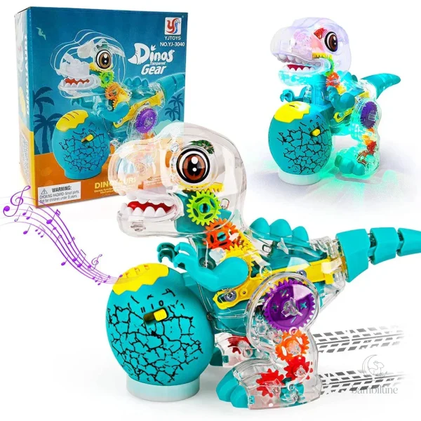 Jouet dinosaure lumineux pour enfants de 3 à 4 ans
