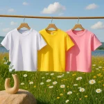T-shirt basique à manches courtes pour enfants LumiWear