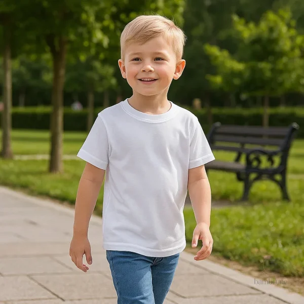 Vêtement essentiel pour enfants : T-shirt basique LumiWear