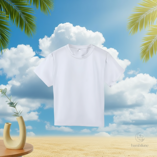 Vêtements pour enfants : T-shirt basique LumiWear élégant